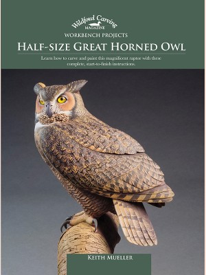 Half-size Great Horned Owl